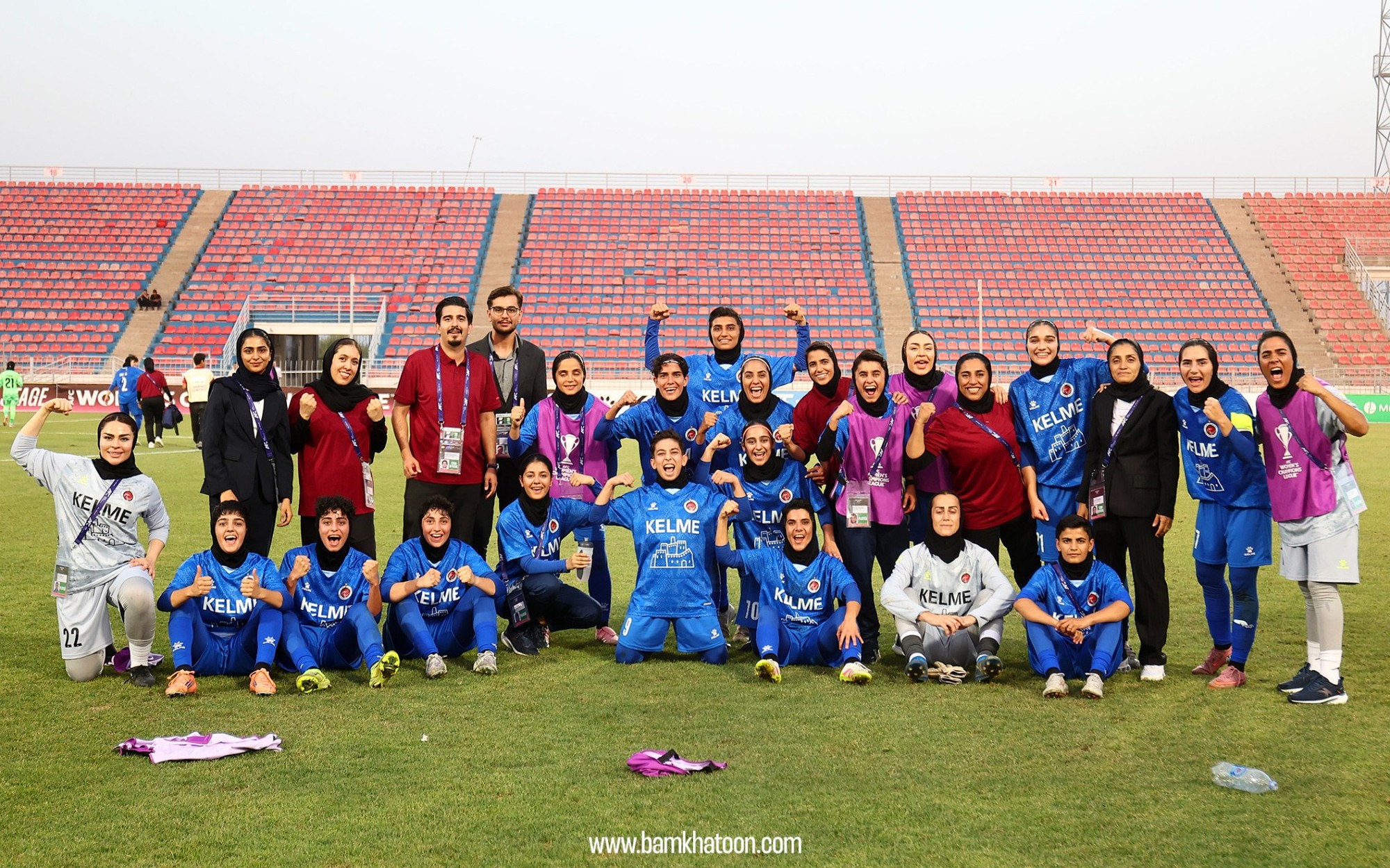 Bam Khatoon squad after the Group E match